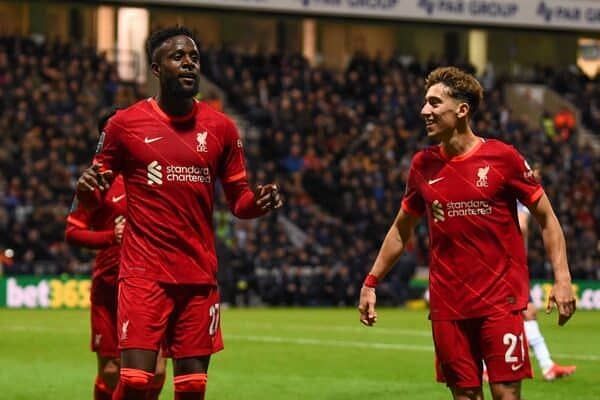 Origi scored a cheeky backheel goal.